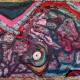Calcified Carnal Construction, 26" x 68", oil on canvas over panel, 2016