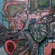 Meme-creature (detail), 48"x48", oil on canvas, 2007