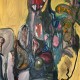 92. Memes in Evolution #2, 60"x48", oil on canvas, 2006