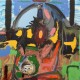 Whimsical Mountain, 60" x 72", oil on canvas, 2008