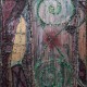 Chiral Centurion, 76" x 46", oil on panel, 2021