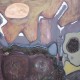 Pits, Pebbles, and Palisades, 60" x 72", oil on canvas, 2013
