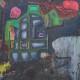 Architectonic Anthropocene, 84" x 84", oil on canvas over panel, 2013