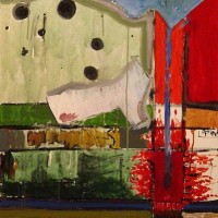 Moral Landscape #5, 36"x24", acrylic on canvas, 2004
