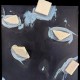 Icebergs, 24"x24", oil on canvases, 2004