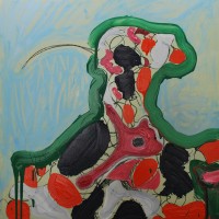 34. Untitled, 36" X 36", oil on canvas, 2011
