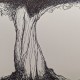 Untitled, 5"x8", pen on paper, 2024