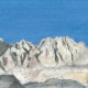 17. Southwest Face of Thunderbolt Peak, 11" x 14", pencil and gouache on paper, 2017