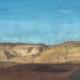 14. The Inyo and White Mountains from the Taboose Creek Trail, 11" x 14", pencil and gouache on paper, 2011