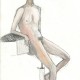 Untitled, 14" x11", pencil and gouache on paper, 2013